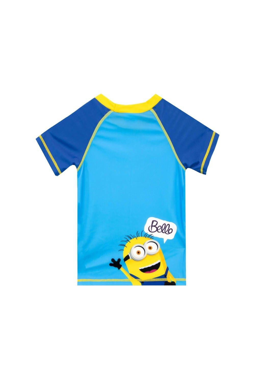Купальник Minions, комплект из двух предметов для плавания Despicable Me, синий — фото 4