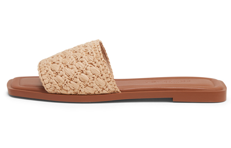 Сланцы Женские Коричневые/Бежевые CHARLES&KEITH, Розовые Белые