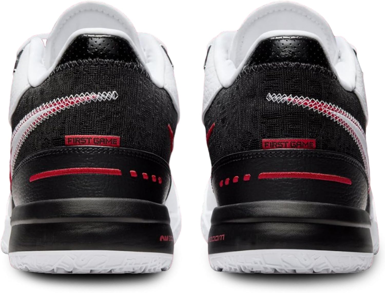 Nike Мужские кроссовки Lebron NXXT Gen, White University Red Metallic Silver Black — фото 3