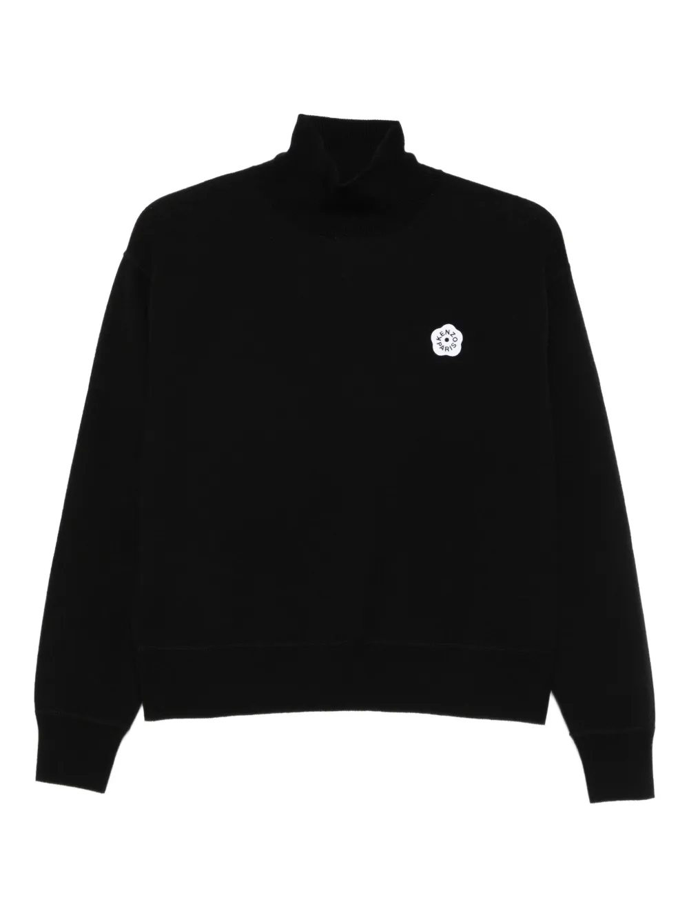 

Свитер Boke Flower с высоким воротником Kenzo, черный