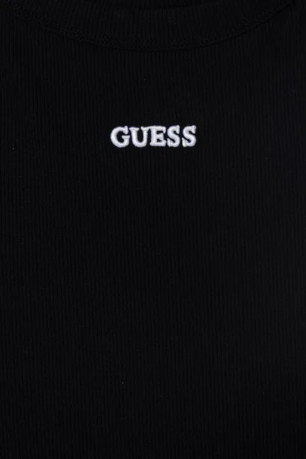 Платье мини из вискозы Guess, черный — фото 3