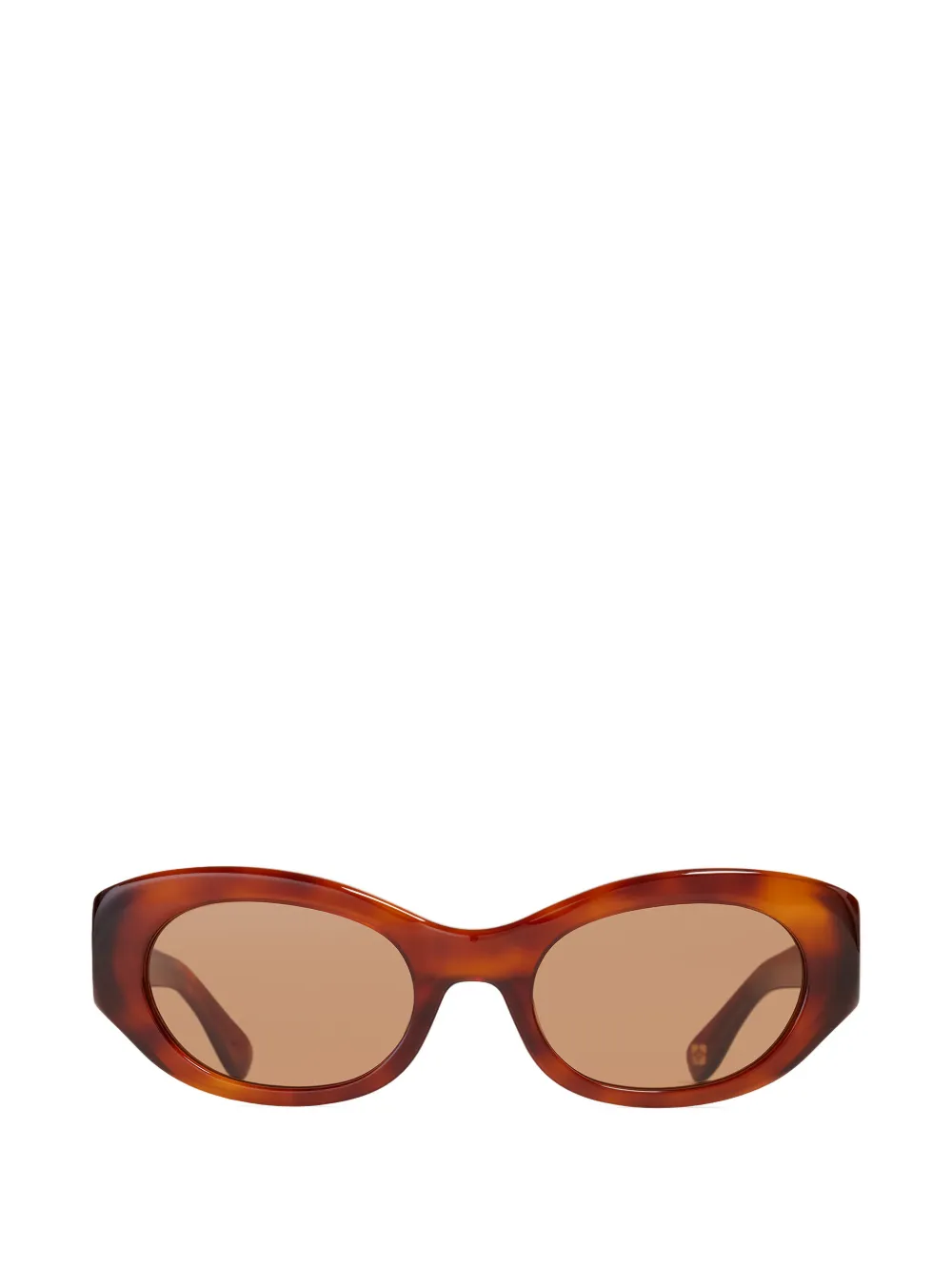 

Солнцезащитные очки овальной формы X Ace & Tate Dakota Ganni, коричневый