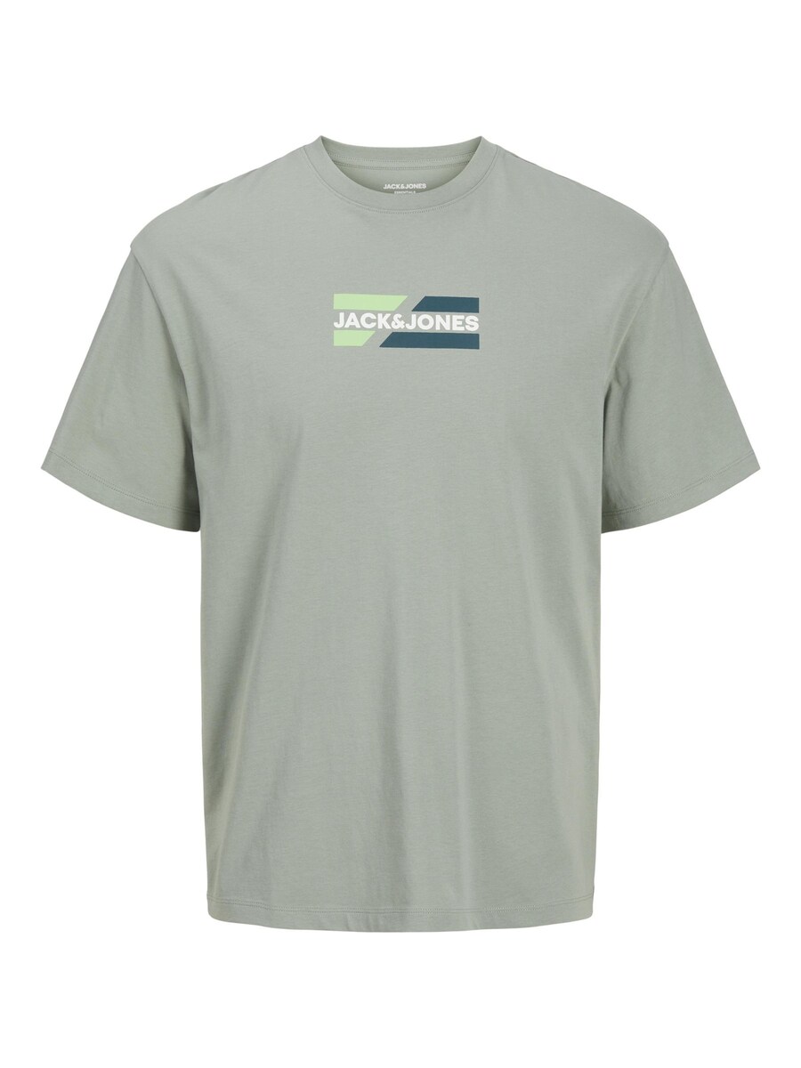 

Классическая футболка JACK & JONES Shirt, цвет petrol/pastel green/light green