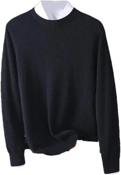 

Мужской свитер с длинным рукавом и круглым вырезом, Slim Fit