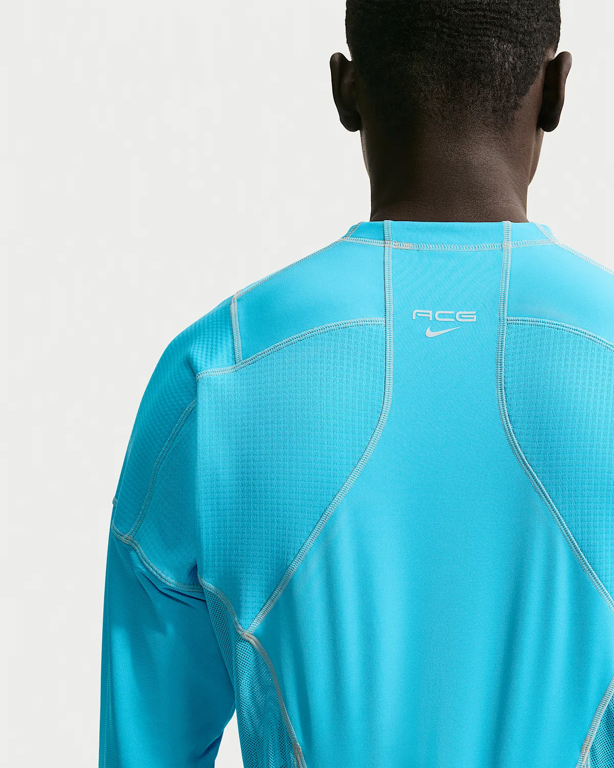 Dri-FIT Long-Sleeve Top Nike ACG "Vault", Baltic Blue/Spruce Fog/Summit White — фото 2