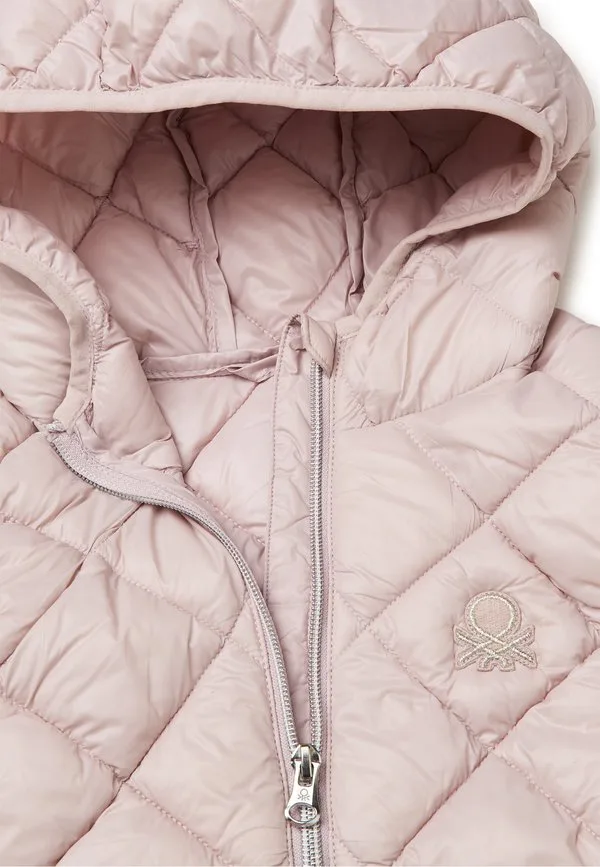 Куртка без рукавов с капюшоном и жилетом United Colors Of Benetton, Pink — фото 3
