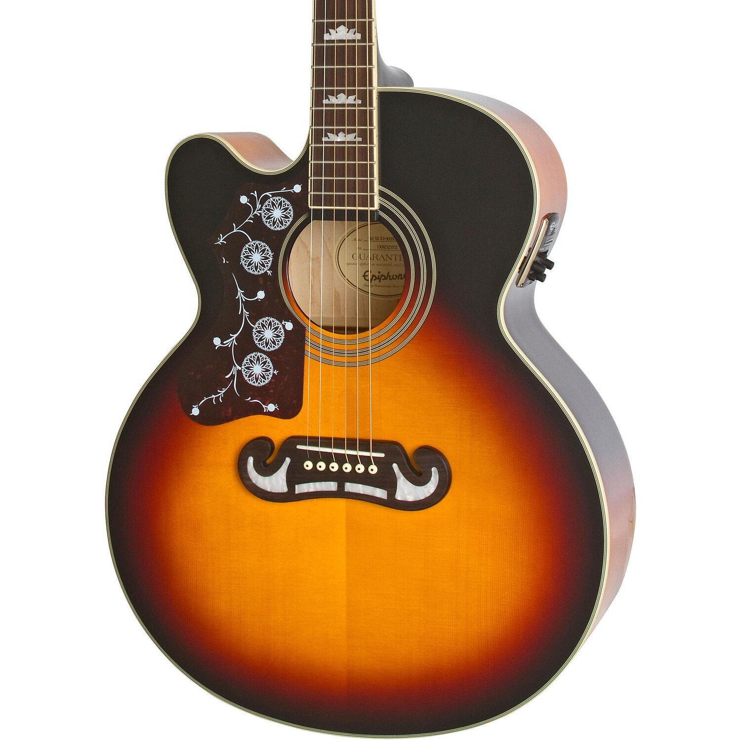 

Epiphone Limited Edition EJ-200SCE Левосторонняя акусто-электрическая гитара Vintage Sunburst