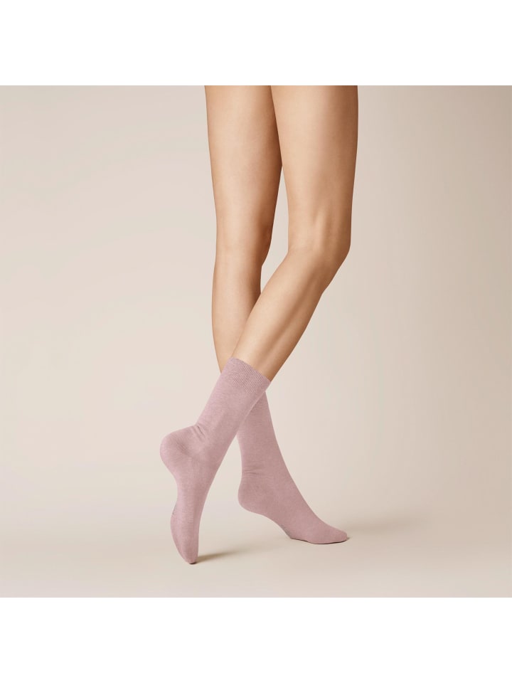 

Носки Liz с манжетами, не сдавливающими давление, дымчато-лилового цвета Kunert