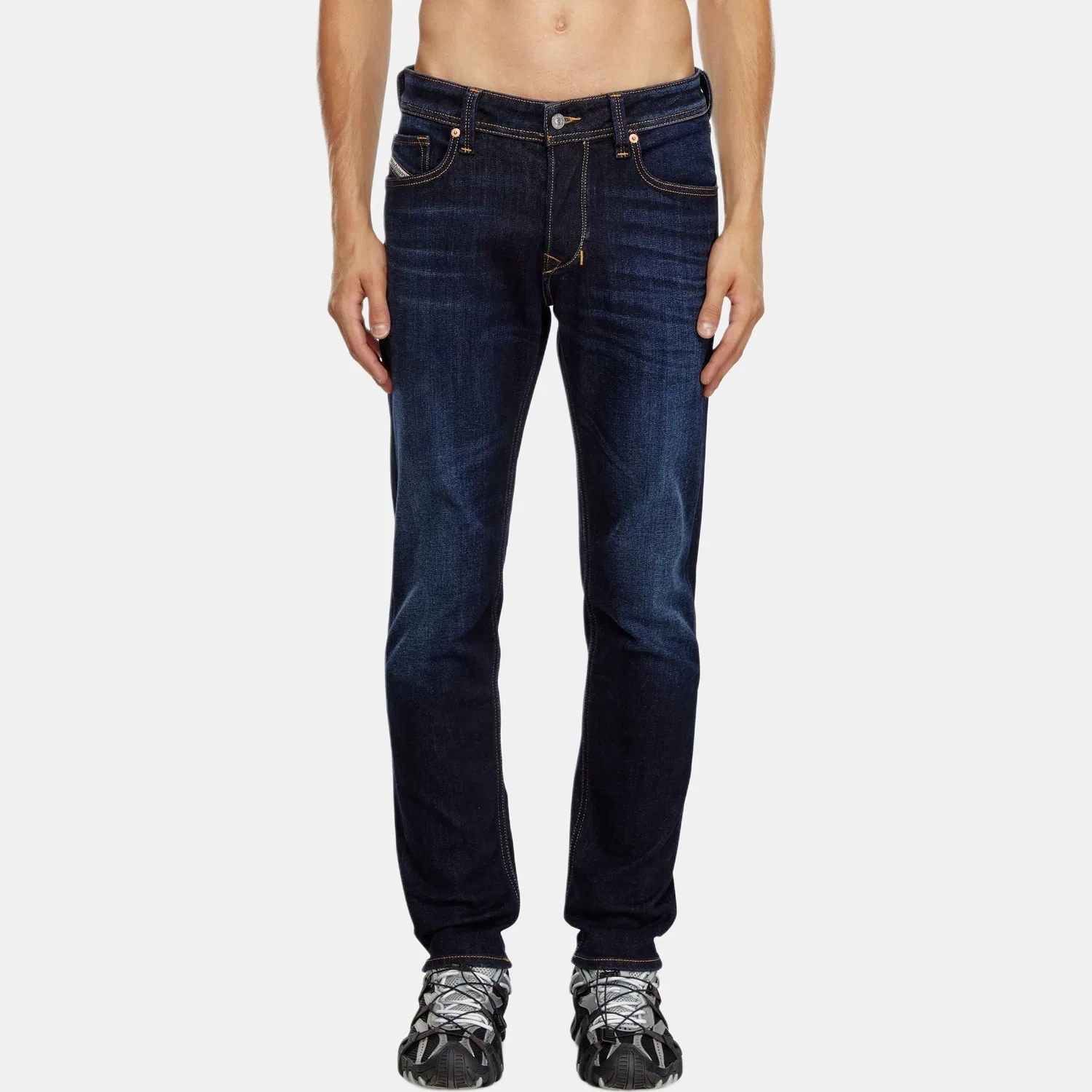 Джинсы зауженные 1986 Larkee-Beex 009ZS DIESEL, Dark Blue — фото 3