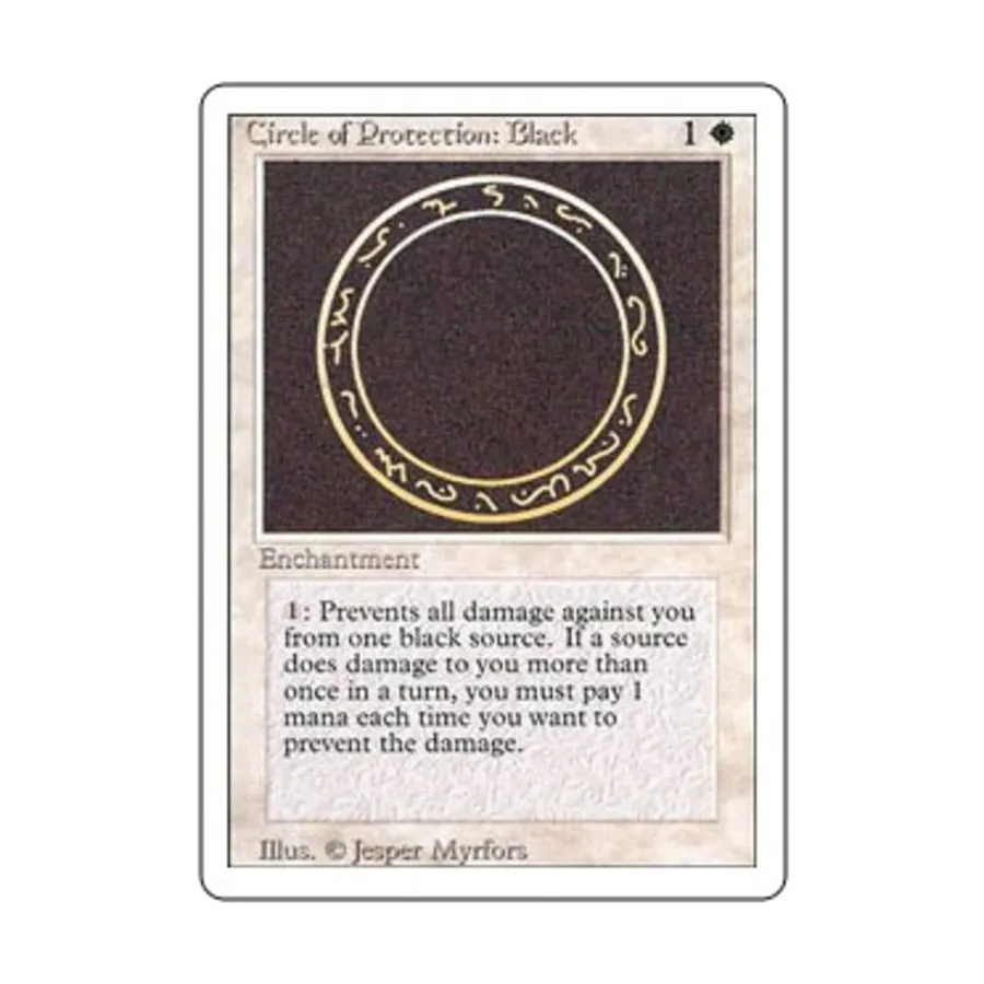 

CCG Круг защиты: Черный (С), MTG - 3rd Edition (Revised)