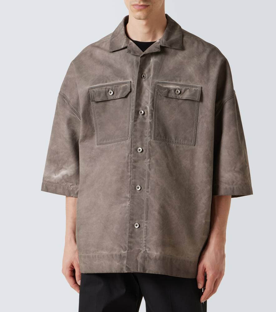Футболка drkshdw magnum tommy из хлопка Rick Owens, Dust — фото 3
