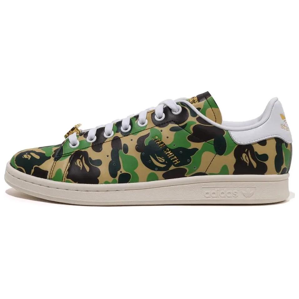 

Кроссовки для скейтбординга Adidas x Low Top, мужские, зеленые A BATHING APE, Green
