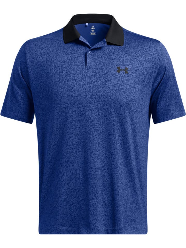 

Футболка поло Ua Matchplay Printed Polo Under Armour, синий