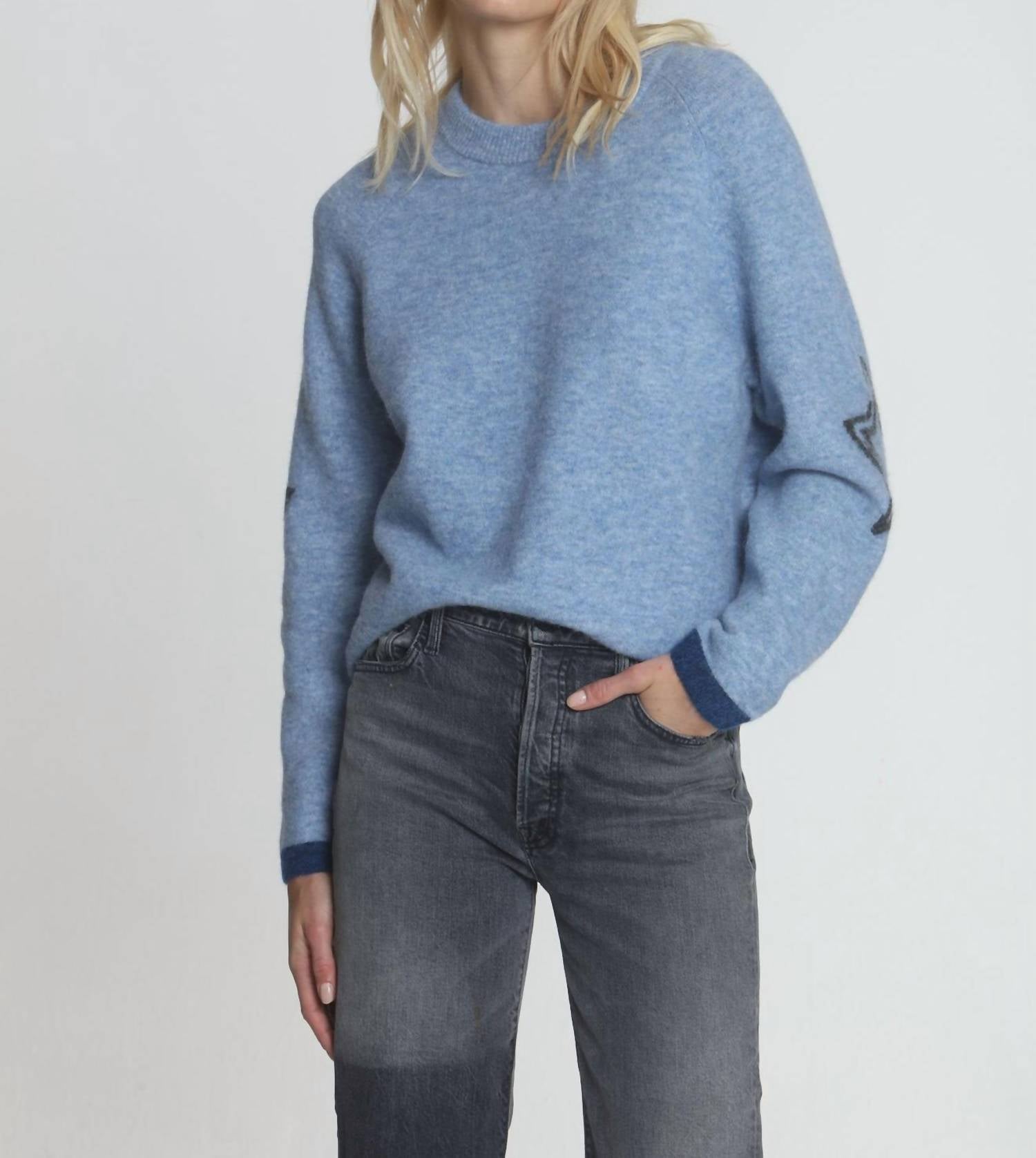 

Darling Cozy Crew Топ In Sky LABEL+thread
