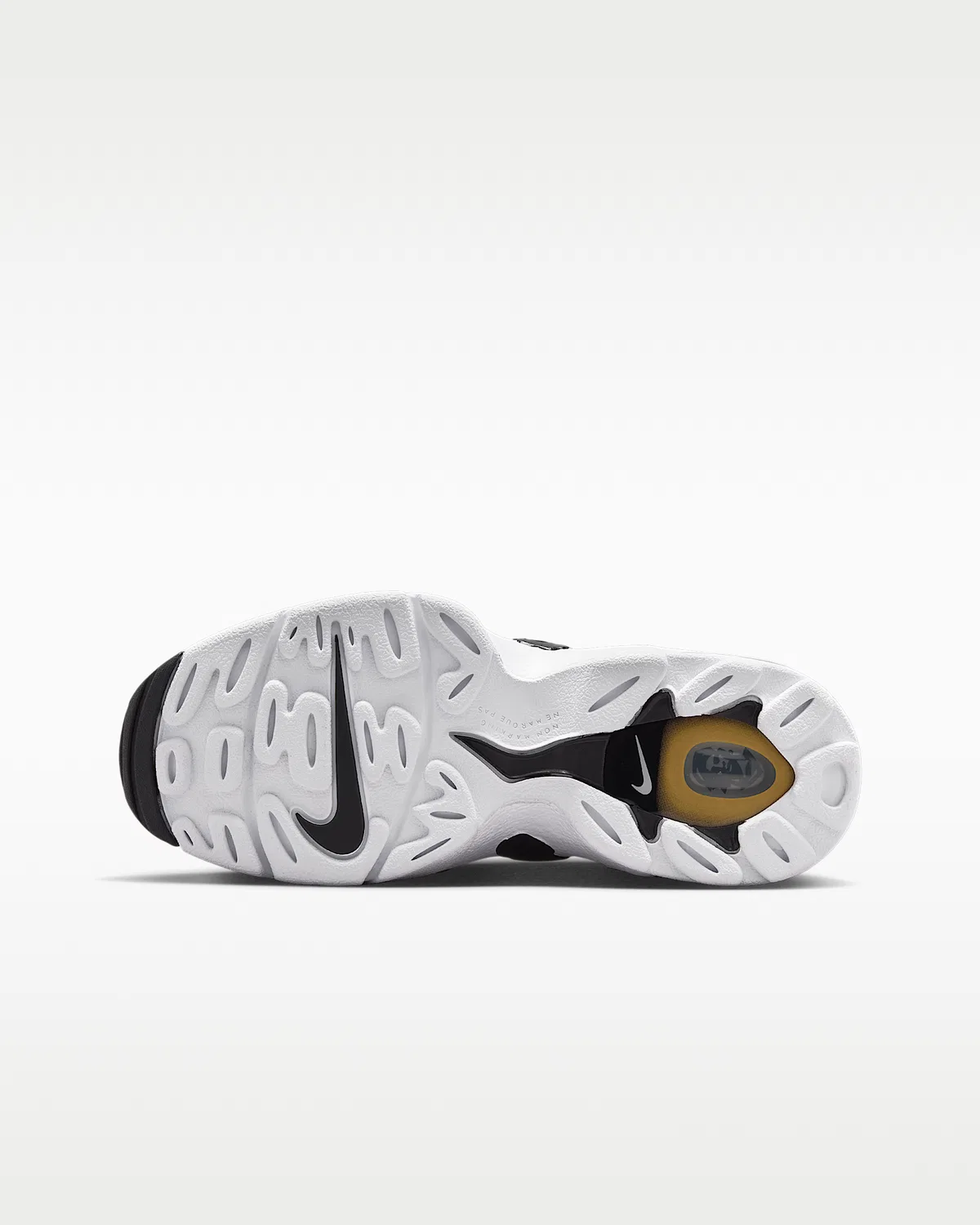 Детские кроссовки Nike Air DT Max '96 Low, Black/White/Metallic Gold — фото 2