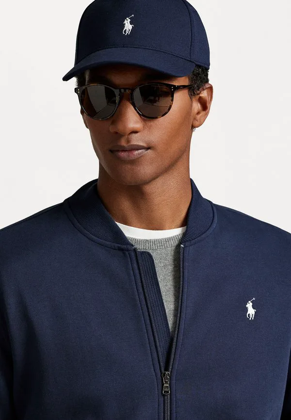 Бомбер двойной вязки куртка-бомбер Polo Ralph Lauren, Aviator Navy — фото 4