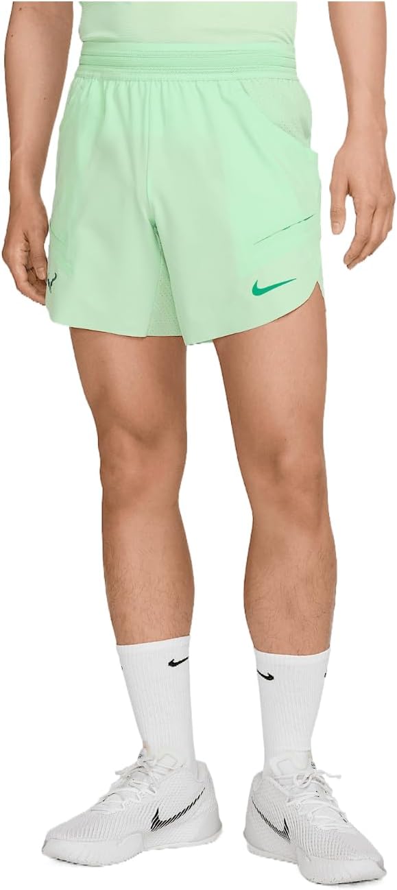 

Мужские шорты Nike Rafa Dry Fit Advantage 7 дюймов, Vapor Green/Stadium Green