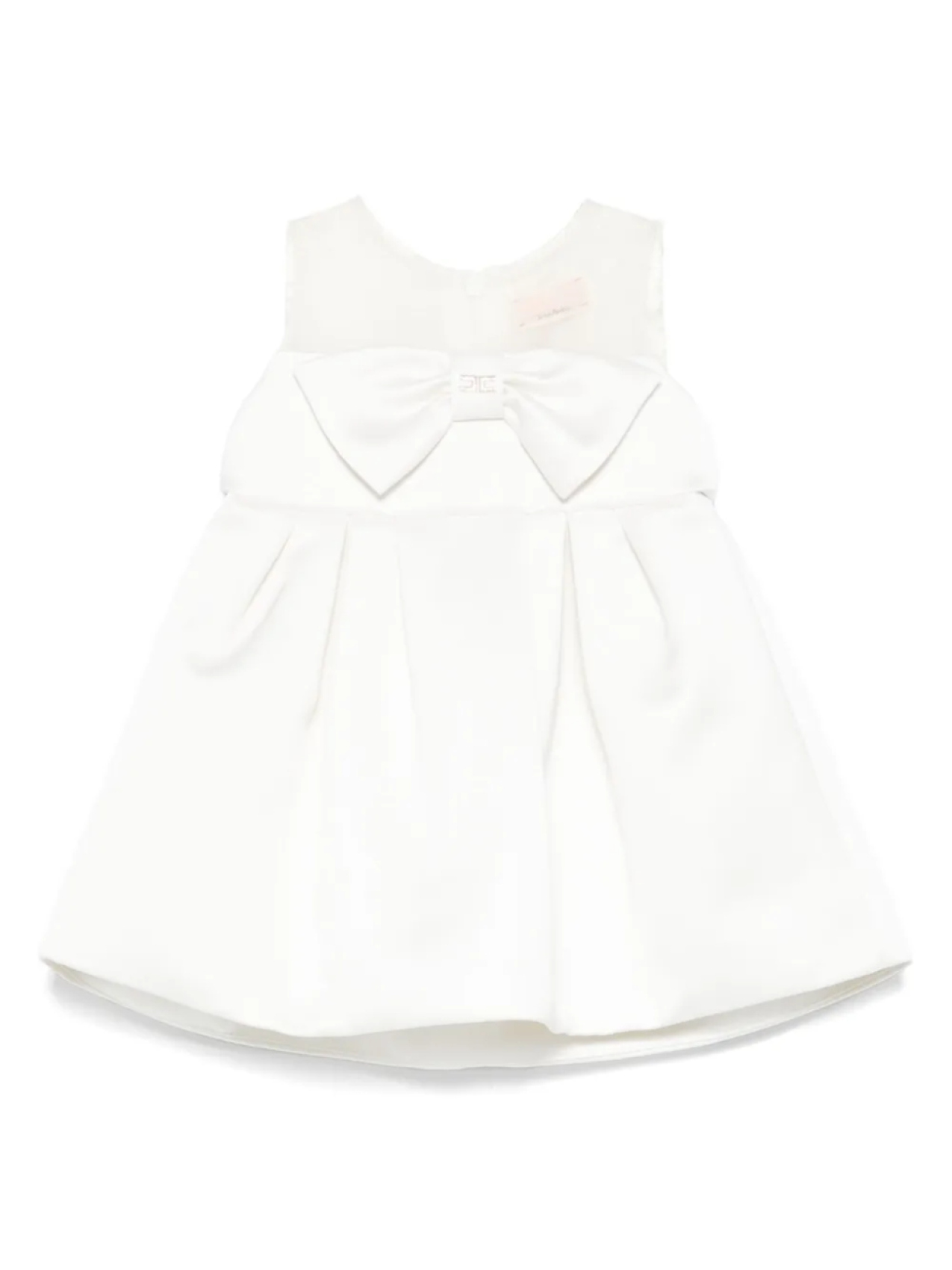 

Elisabetta Franchi La Mia Bambina атласное платье, белый
