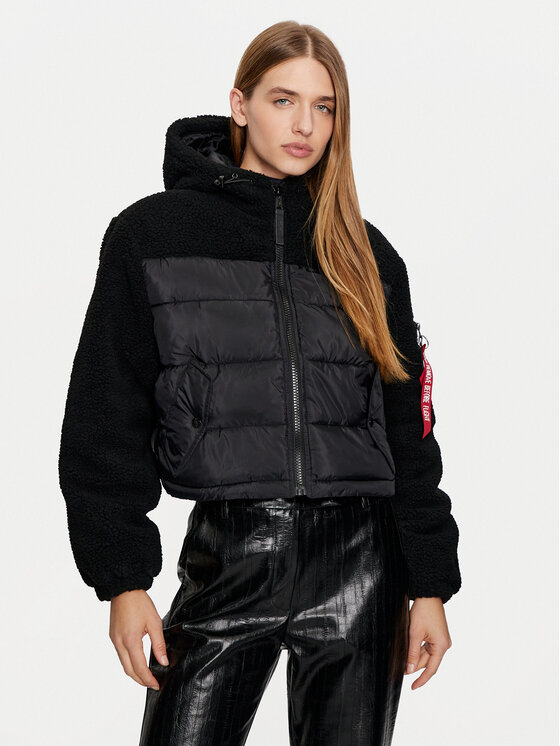 

Пуховик стандартного кроя Alpha Industries, черный