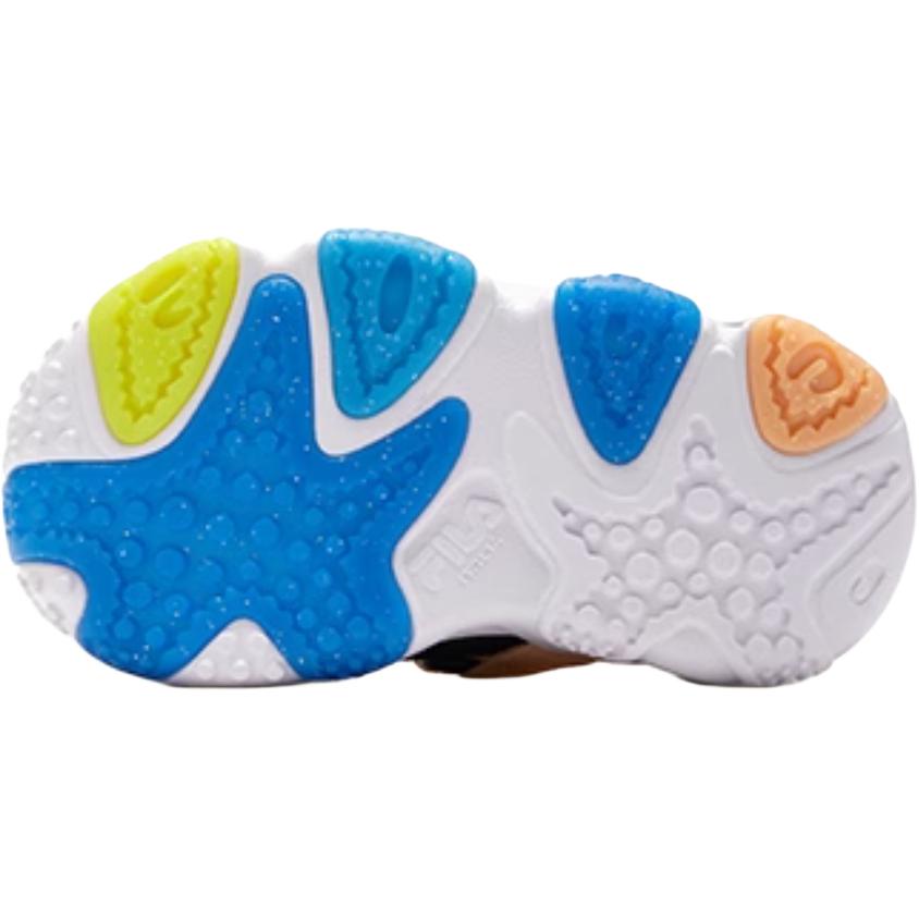 Низкие противоскользящие износостойкие туфли SEASON FSW для малышей FILA KIDS, черный/синий — фото 4