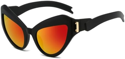 

Винтажные солнцезащитные очки «кошачий глаз» 2026 года для женщин, модные очки с защитой от УФ-излучения UV400, художественные солнцезащитные очки для мужчин, ретро-стиль MTZJH, C3