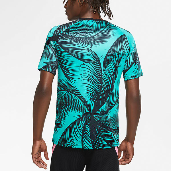Футболка Nike FCB Barcelona 20-21 Season European Championship Training Jersey Green, зеленый — фото 4