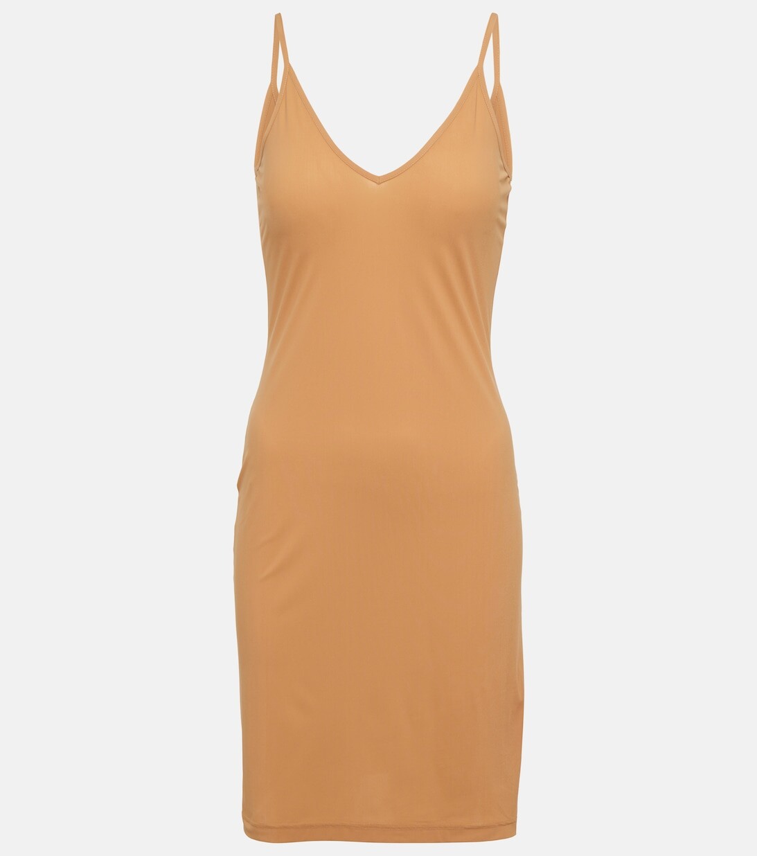 

Мини-платье из джерси JIL SANDER, бежевый