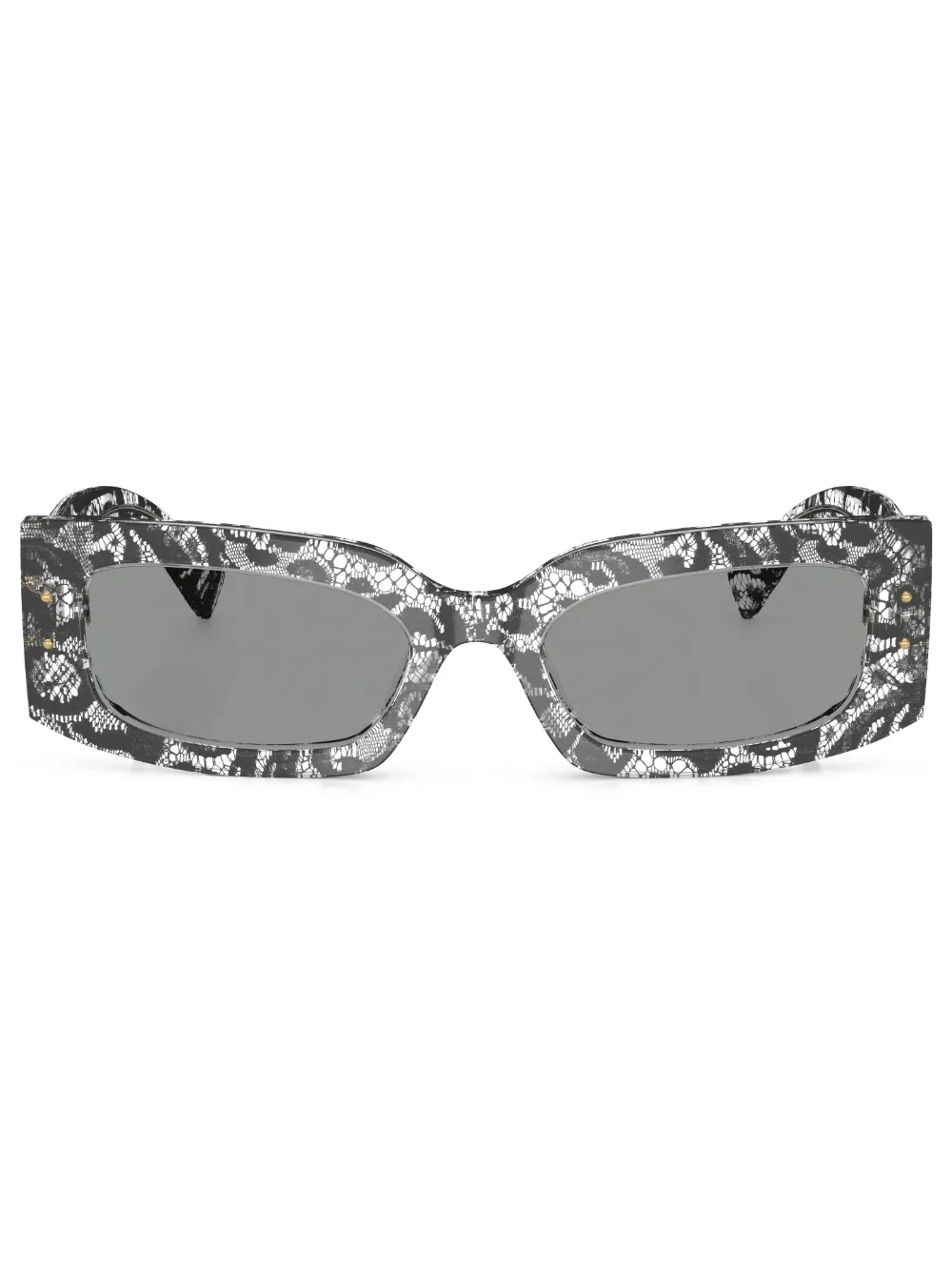 

Солнцезащитные очки в прямоугольной оправе Dolce & Gabbana Eyewear, черный