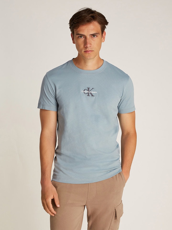 

Футболка CALVIN KLEIN JEANS, светло-синий