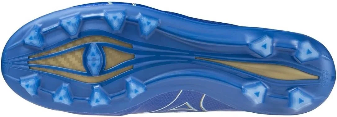 Футбольные кроссовки Mizuno унисекс, Blue And White Gold — фото 2