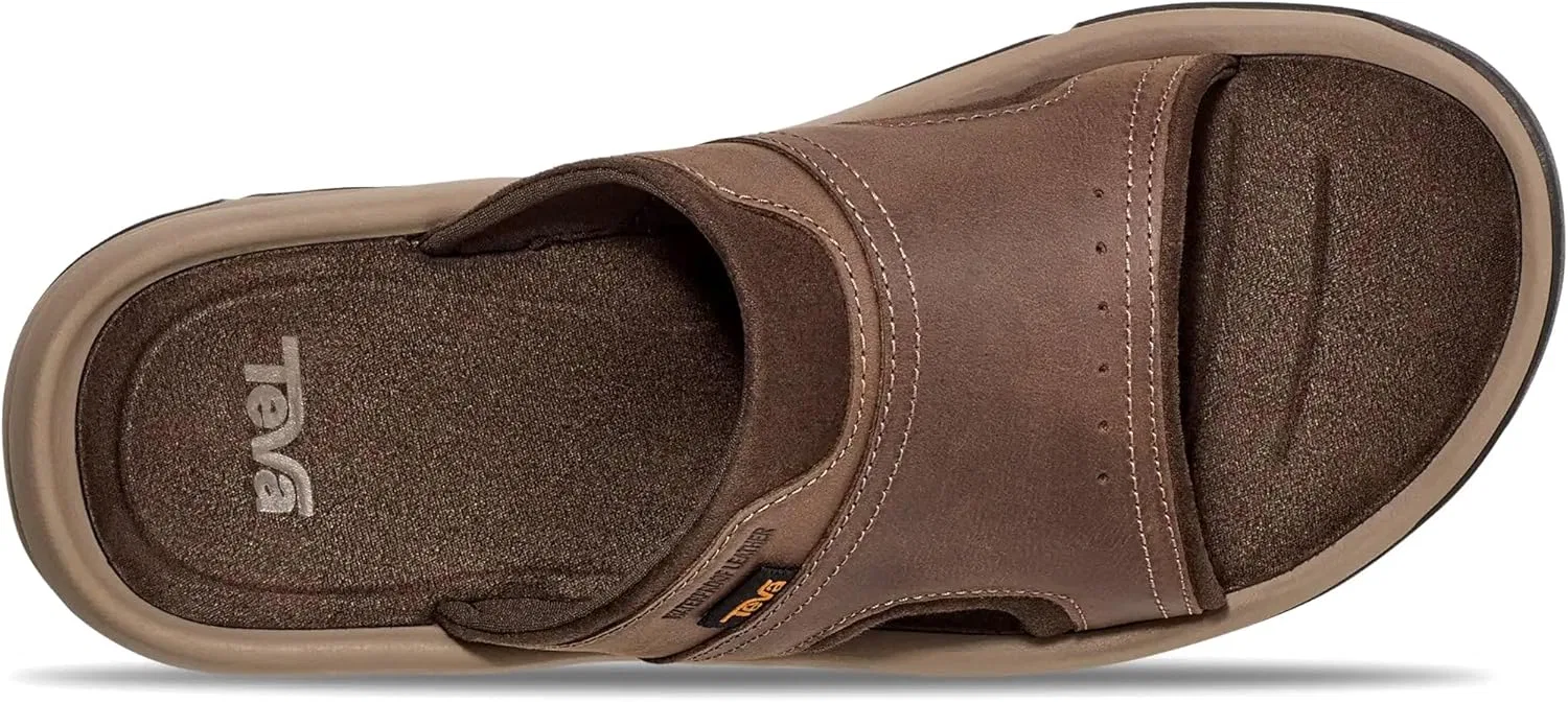 Teva Langdon Slide - сандалии Herren, Brown — фото 4