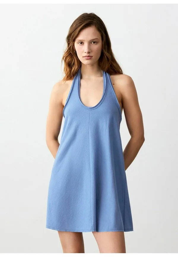 Платье для подростков на каждый день Mango Kids, Blue — фото 2