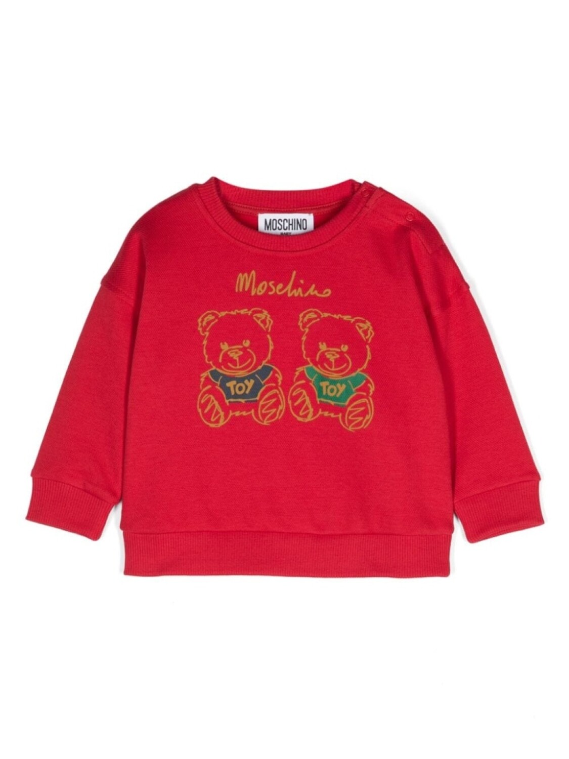 

Moschino Kids толстовка с логотипом, красный