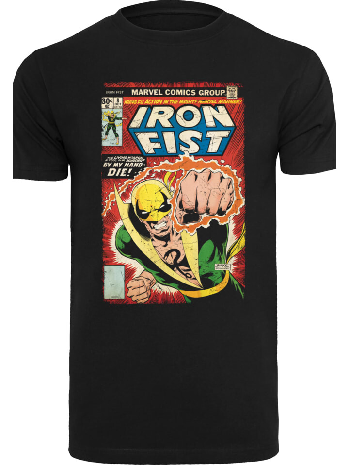 

Футболка F4NT4STIC Marvel Iron Fist Cover, черный