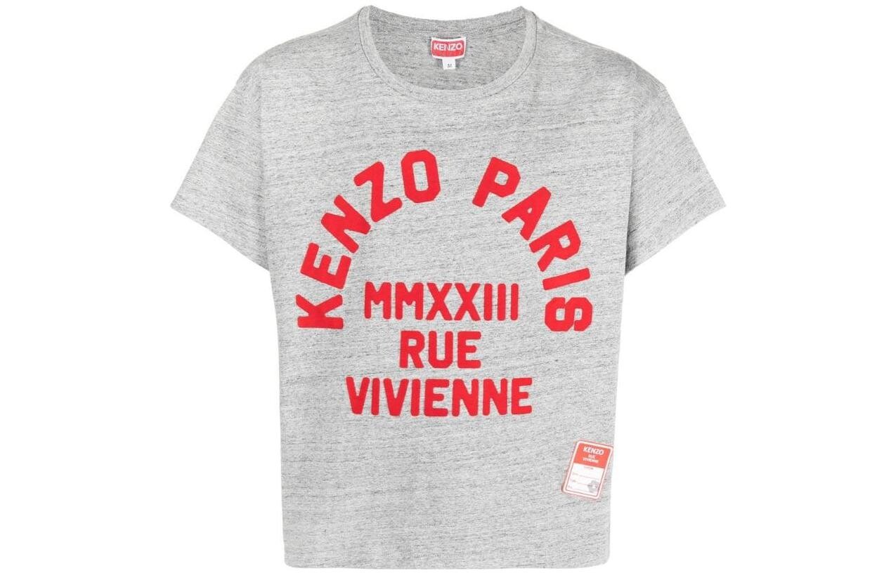 

Футболка мужская серая Kenzo, серый