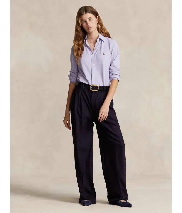 Рубашка regular fit Polo Ralph Lauren, лавандовый — фото 2