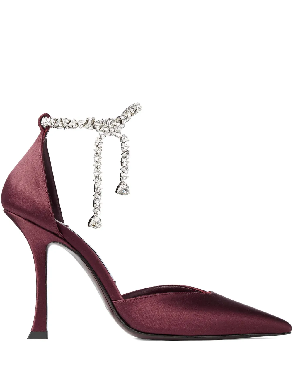 Туфли Stevie 100 с кристаллами JIMMY CHOO, красный