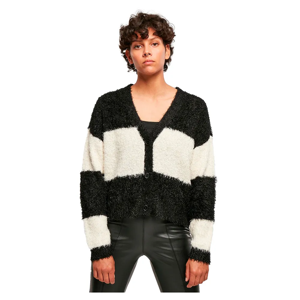 

Кардиган Urban Classics Short Oversized Feather, черный