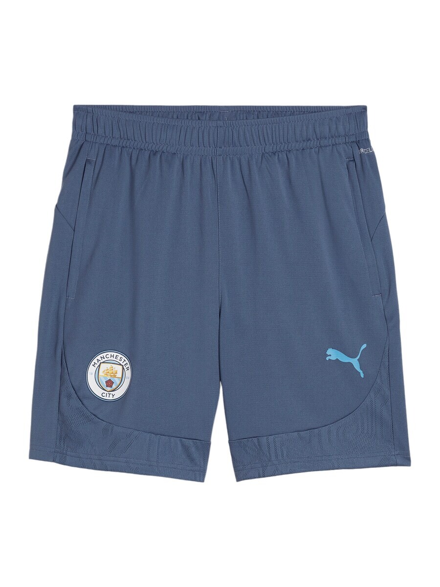 

Спортивные брюки PUMA Regular Workout Pants Manchester City, цвет Dusty blue/Sky blue