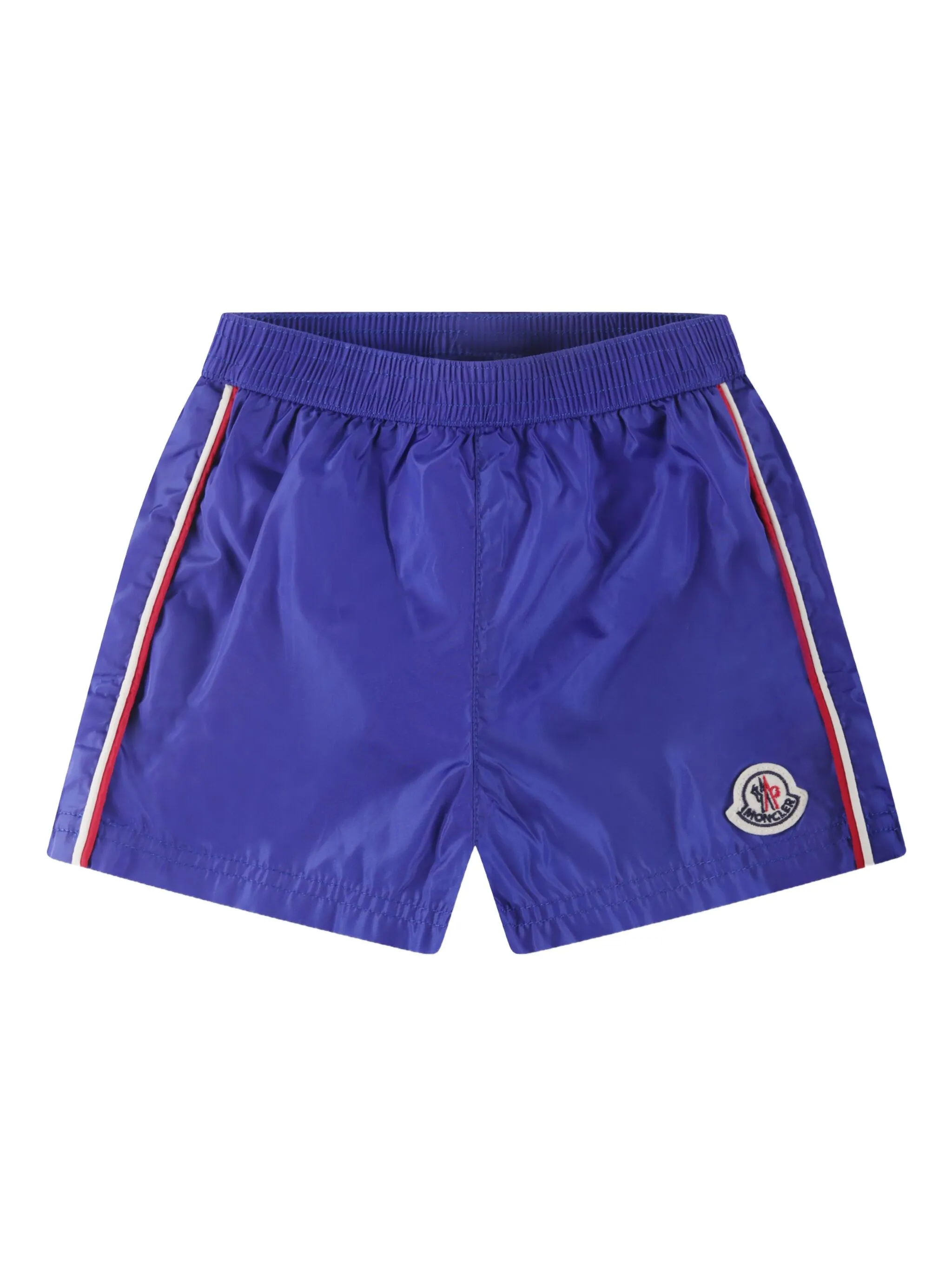 

Плавки-шорты с нашивкой-логотипом Moncler Enfant, синий