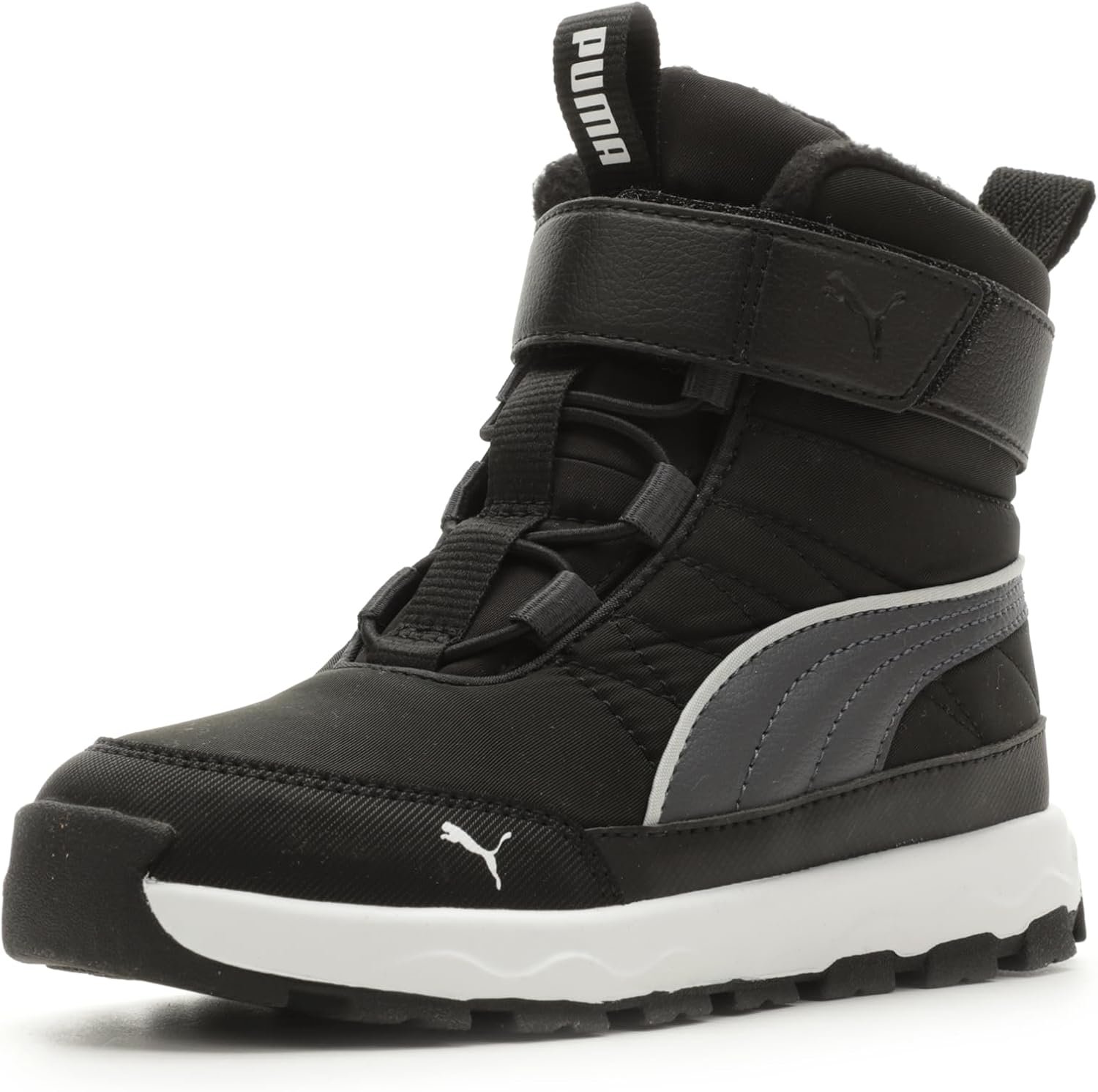 

Ботинки PUMA Kids Evolve с альтернативной застежкой, белый/черный/серый