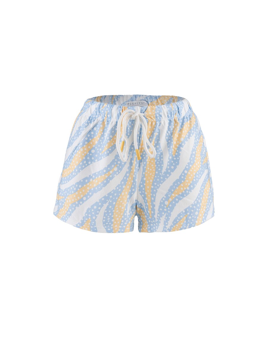 

Пижамные штаны PJ Salvage Tiger Dots, светло-голубой/желтый/белый