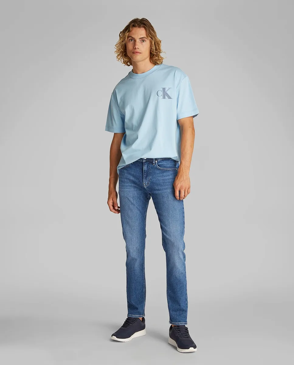 

Мужские узкие джинсы с низкой посадкой Calvin Klein Jeans, синий
