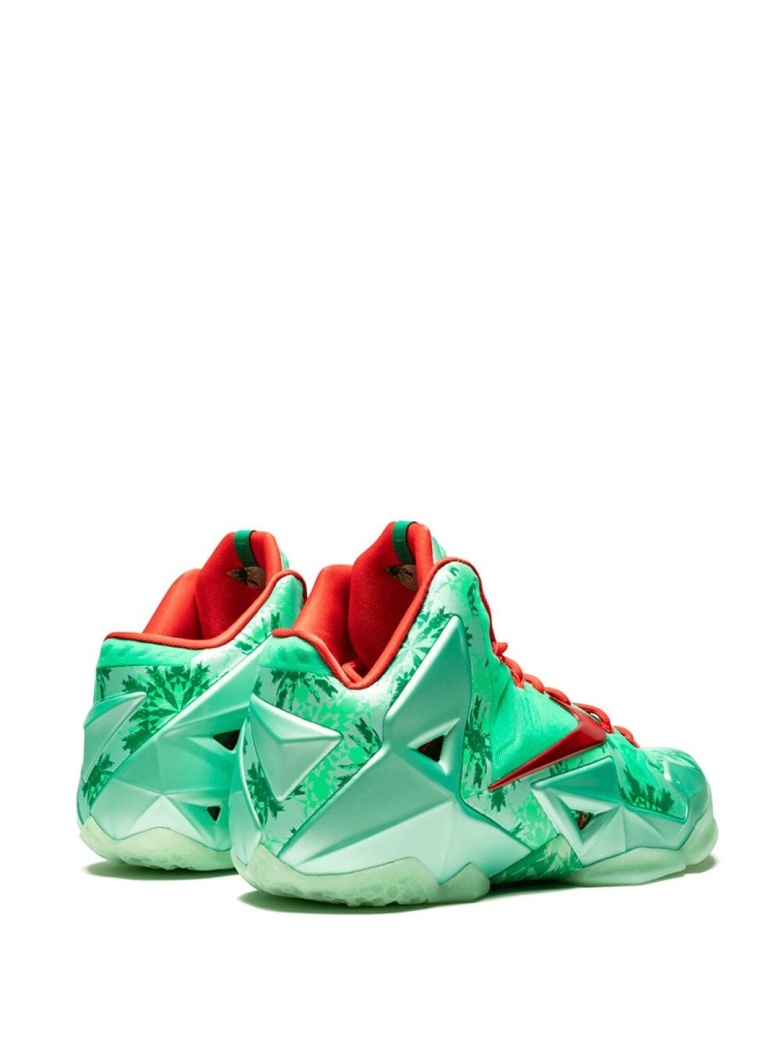 Nike кроссовки Lebron XI, зеленый — фото 3