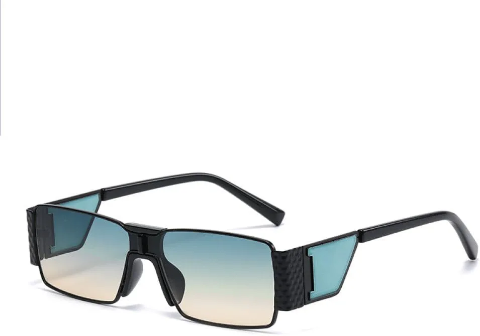 

Квадратные солнцезащитные очки 2027 для мужчин, ретро, ​​маленькие прямоугольные солнцезащитные очки для женщин, винтажные, для путешествий, UV400 MTZJH, Breen Brown