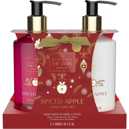 

Набор для ухода за руками Spiced Apple 2024 300 мл - Упаковка из 2 шт Scottish Fine Soaps
