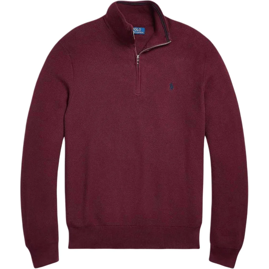 Свитер с молнией Polo Ralph Lauren, бордовый