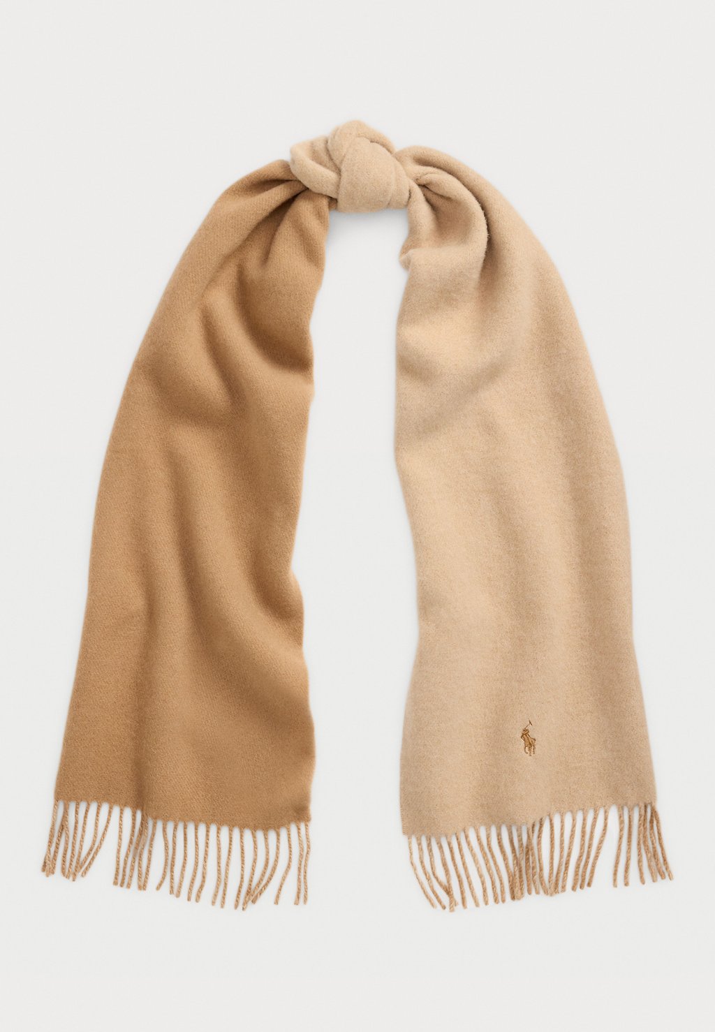 

Шарф FRINGE-TRIM WOOL SCARF Polo Ralph Lauren, коричневый