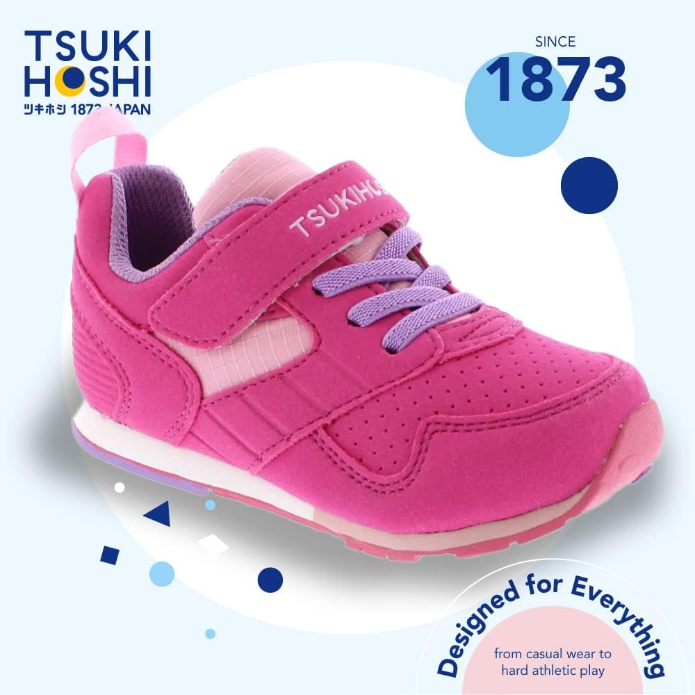 Кроссовки TSUKIHOSHI Boys Racer (Toddler/Little Kid), розовый — фото 3