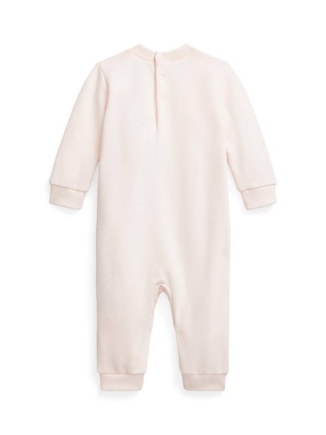 Детский комбинезон с медвежонком Polo Ralph Lauren, Delicate Pink — фото 2